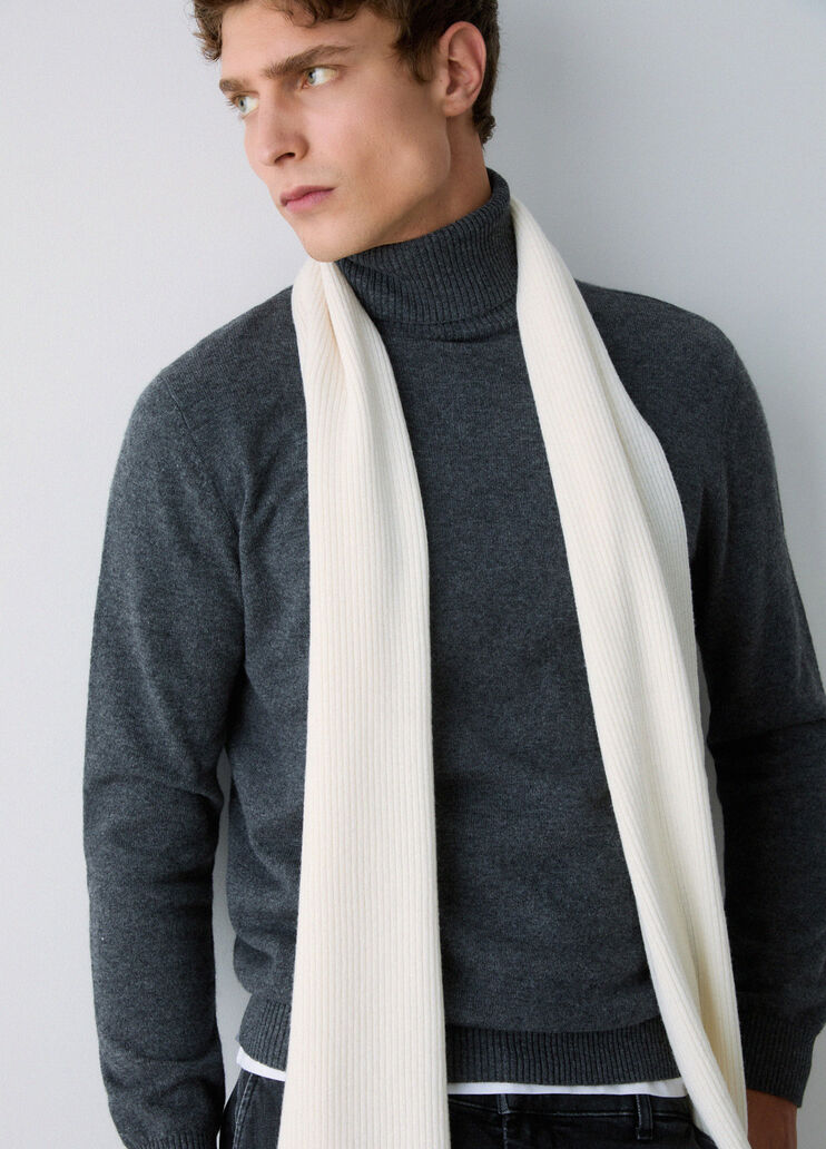 Wool and Cashmere Scarf white Liu Jo - medium