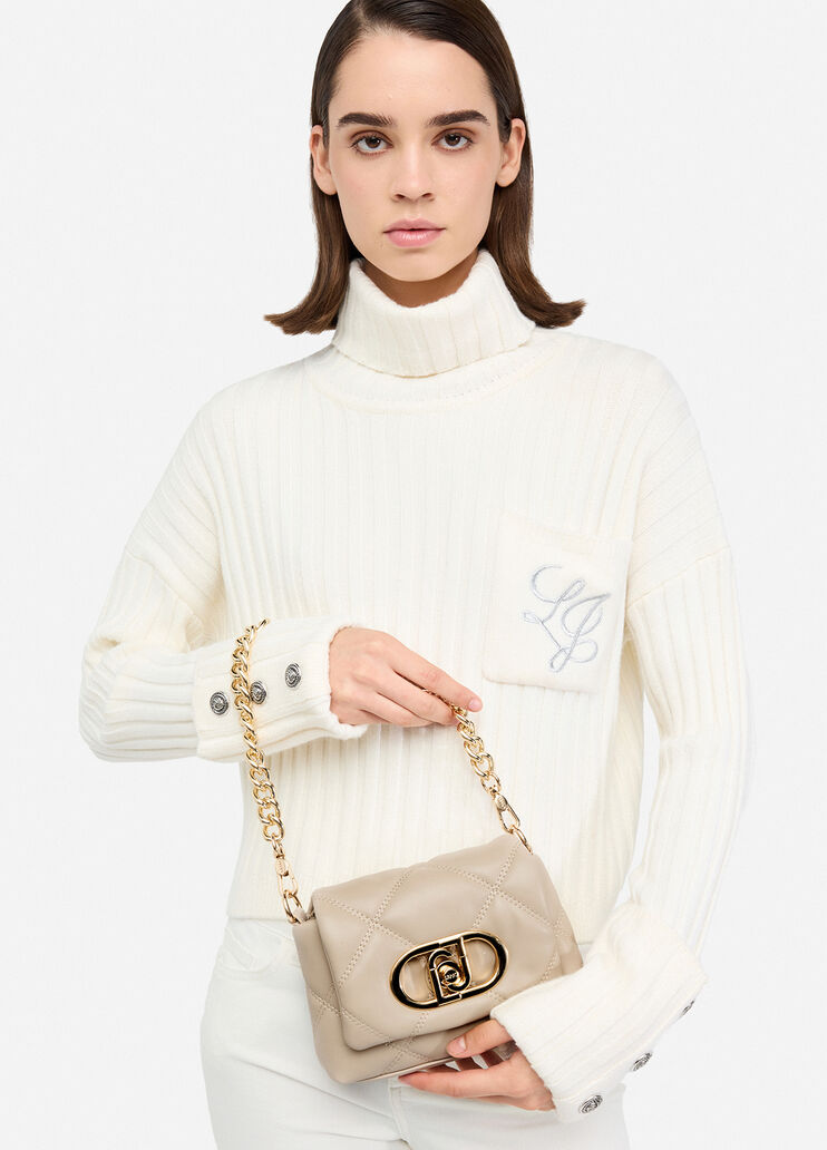 Small LaPuffy bag beige Liu Jo - medium Small LaPuffy bag beige Liu Jo - medium