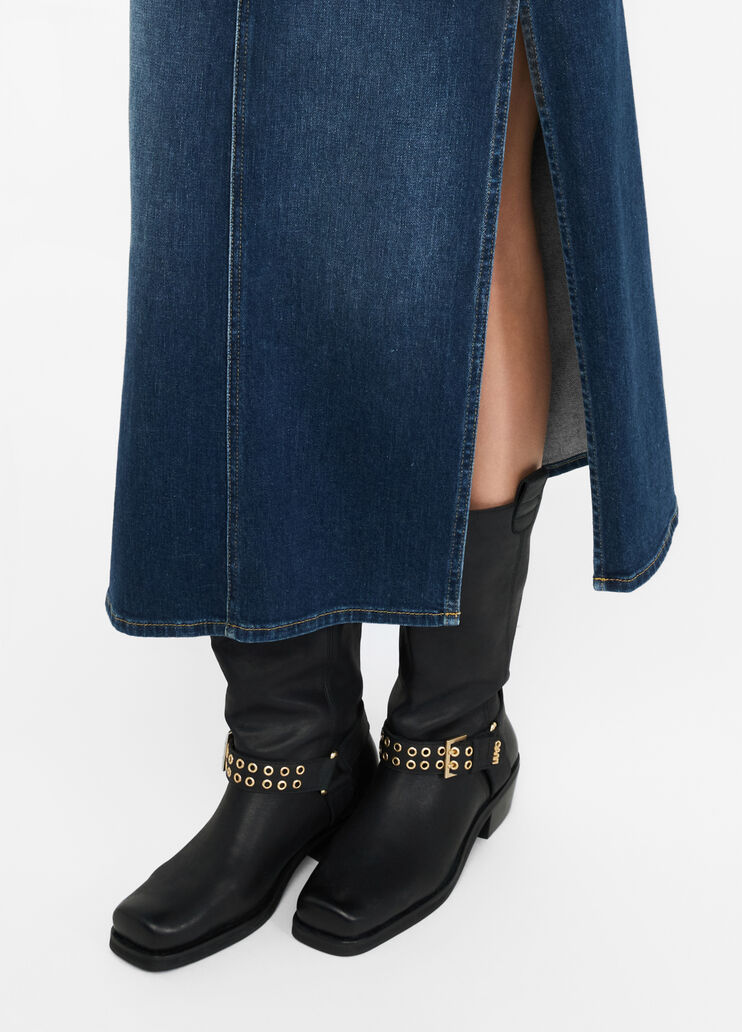 Jeansrock mit Schlitzen Helles Denimblau Liu Jo - large image number 2 Jeansrock mit Schlitzen Helles Denimblau Liu Jo - large image number 2