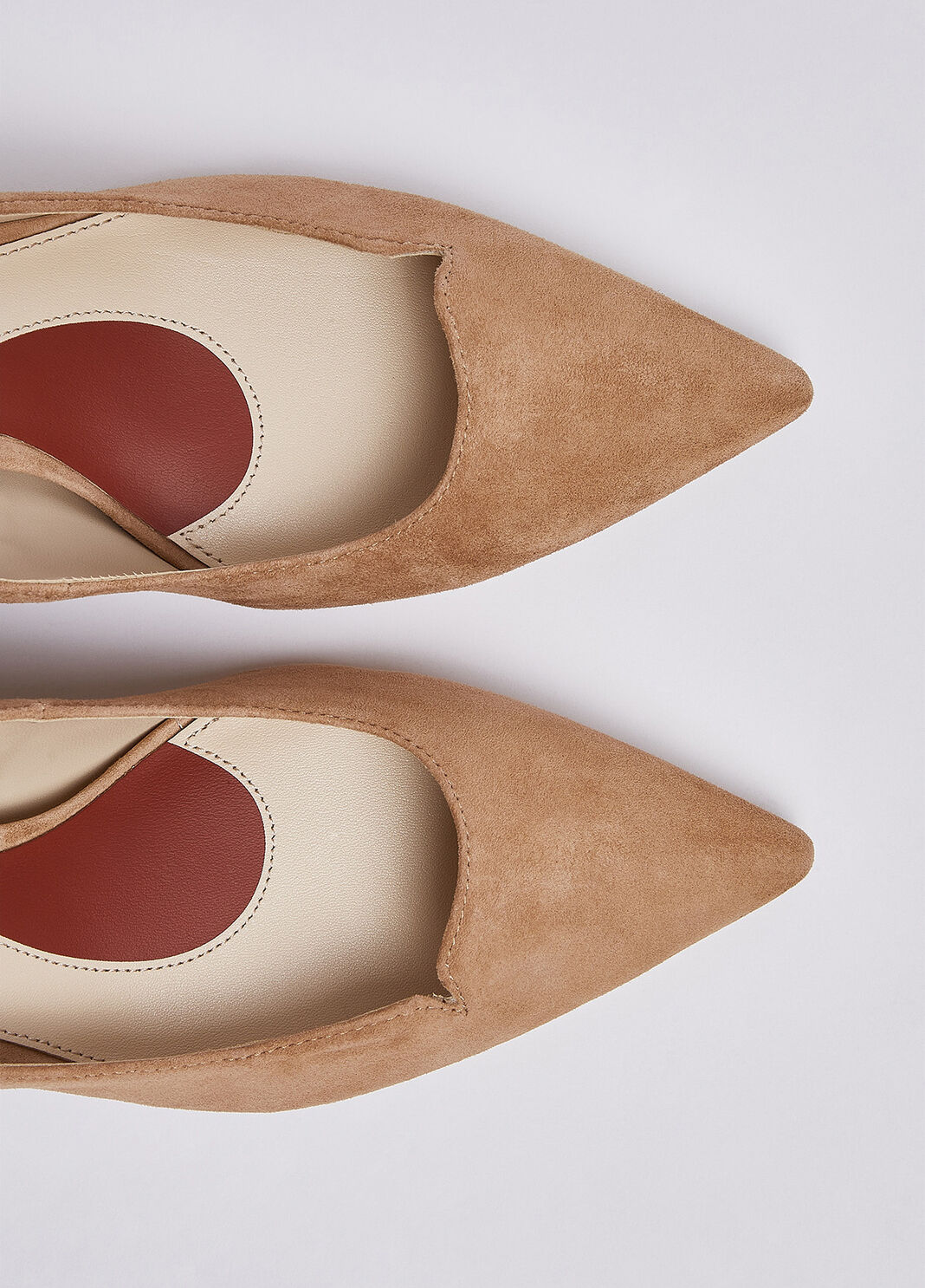 Pumps in suede with heel low camel Liu Jo - large image number 5