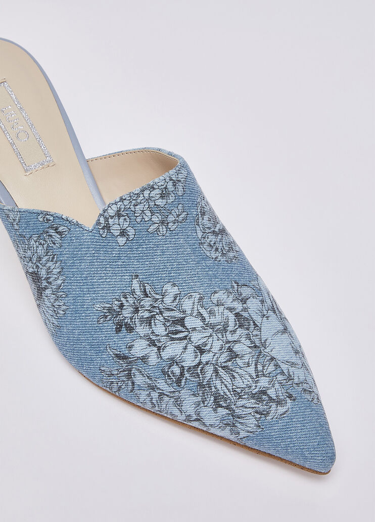 Denim mules light blue Liu Jo - large image number 5