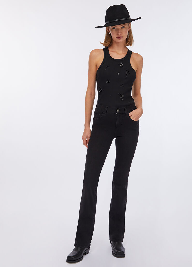 Amazing Fit bootcut jeans black denim Liu Jo - medium