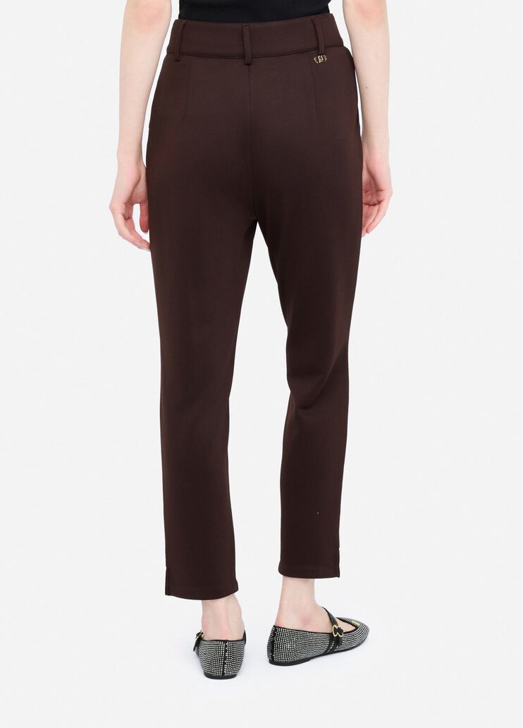 Pantalón de felpa chocolate Liu Jo - large image number 1