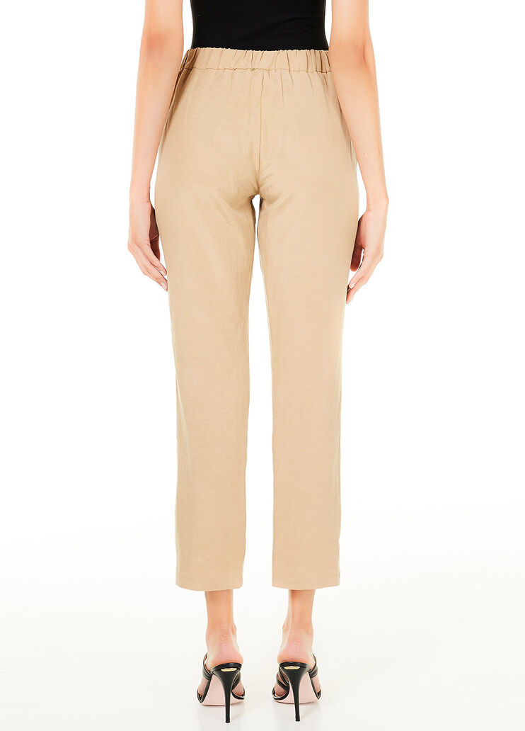 High-rise trousers Biscuit Liu Jo - large image number 1 High-rise trousers Biscuit Liu Jo - large image number 1