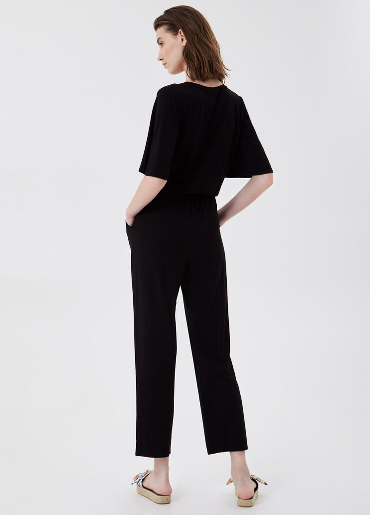 Длинный комбинезон с ремнём Чёрный Liu Jo - large image number 1