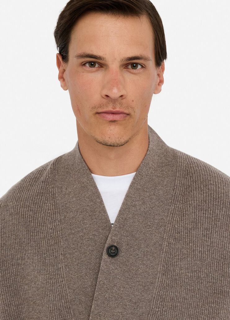Cardigan aus Wolle und Kaschmir   Khaki Liu Jo - large image number 2 Cardigan aus Wolle und Kaschmir   Khaki Liu Jo - large image number 2