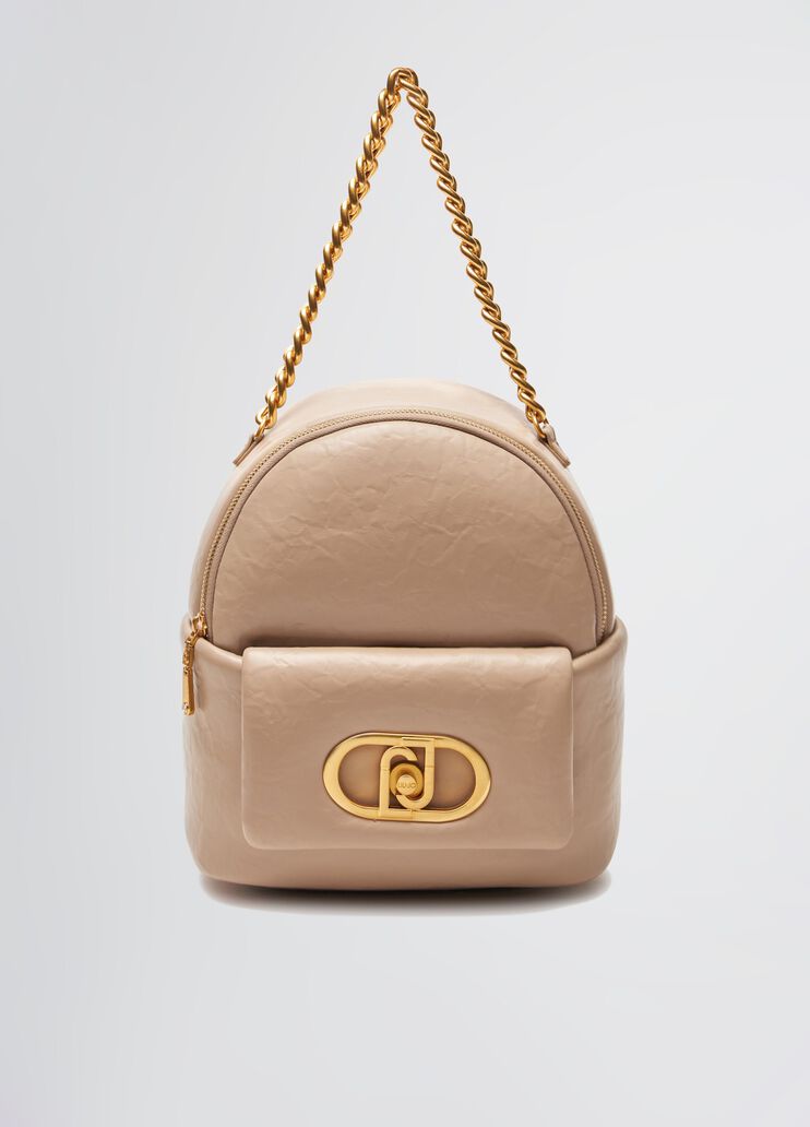 LaPuffy backpack dark sand Liu Jo - large image number 1 LaPuffy backpack dark sand Liu Jo - large image number 1