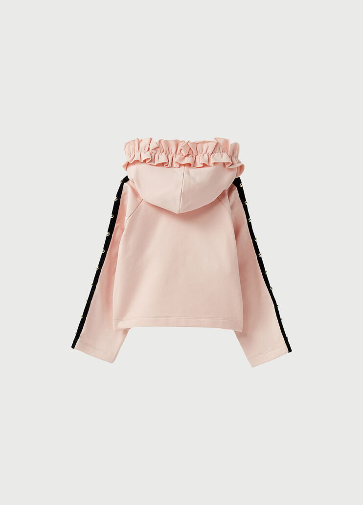 Zip hooded sweatshirt Pink Liu Jo - large image number 1