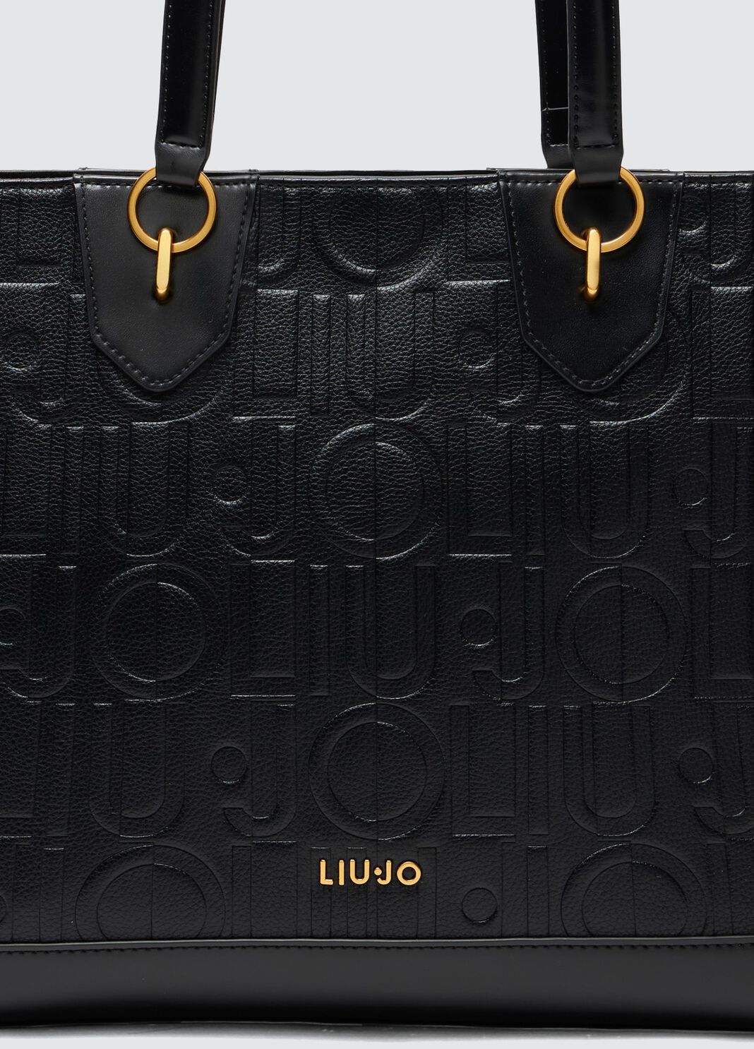 Medium tote bag with decorative charm black Liu Jo - large image number 5