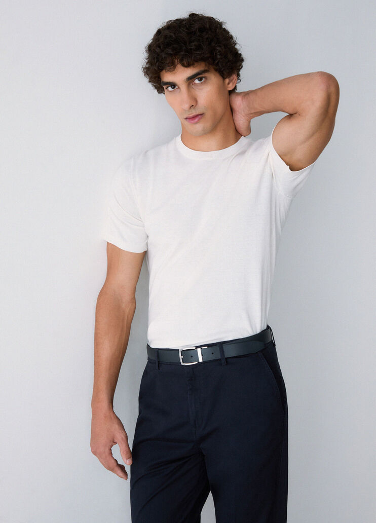 T-shirt in cotton and silk white Liu Jo - medium