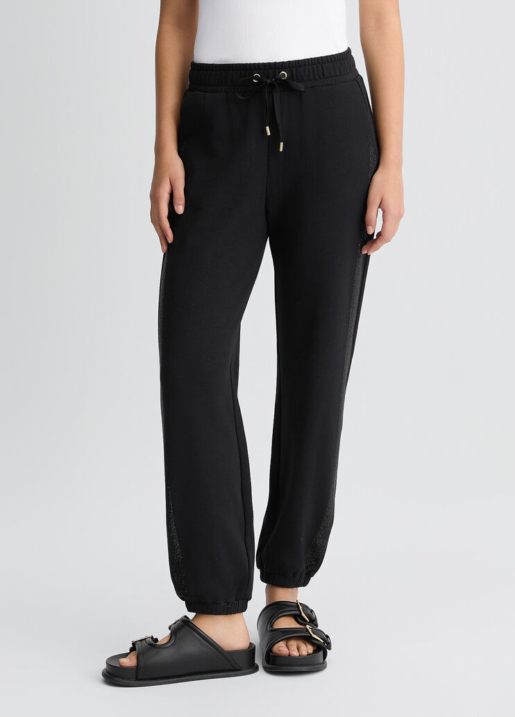 Black fleece jogging bottoms black Liu Jo - large image number 0 Black fleece jogging bottoms black Liu Jo - large image number 0