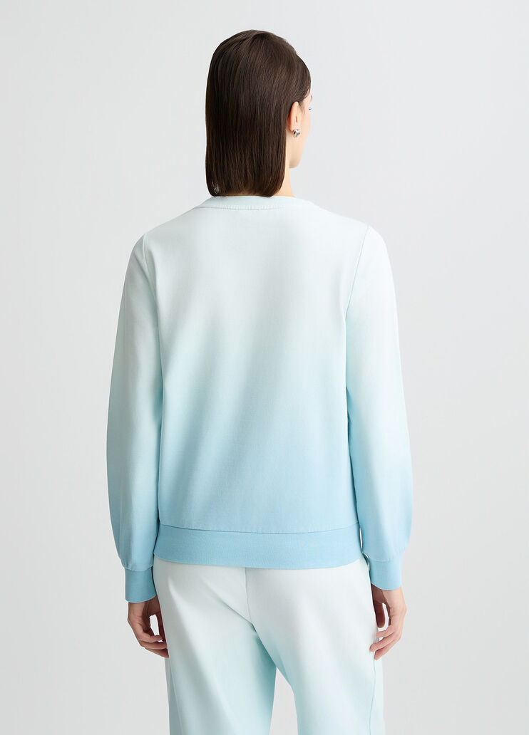 Sweatshirt with rhinestones light blue Liu Jo - large image number 1 Sweatshirt with rhinestones light blue Liu Jo - large image number 1