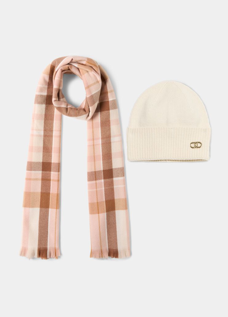 Set berretto e stola avena Liu Jo - medium