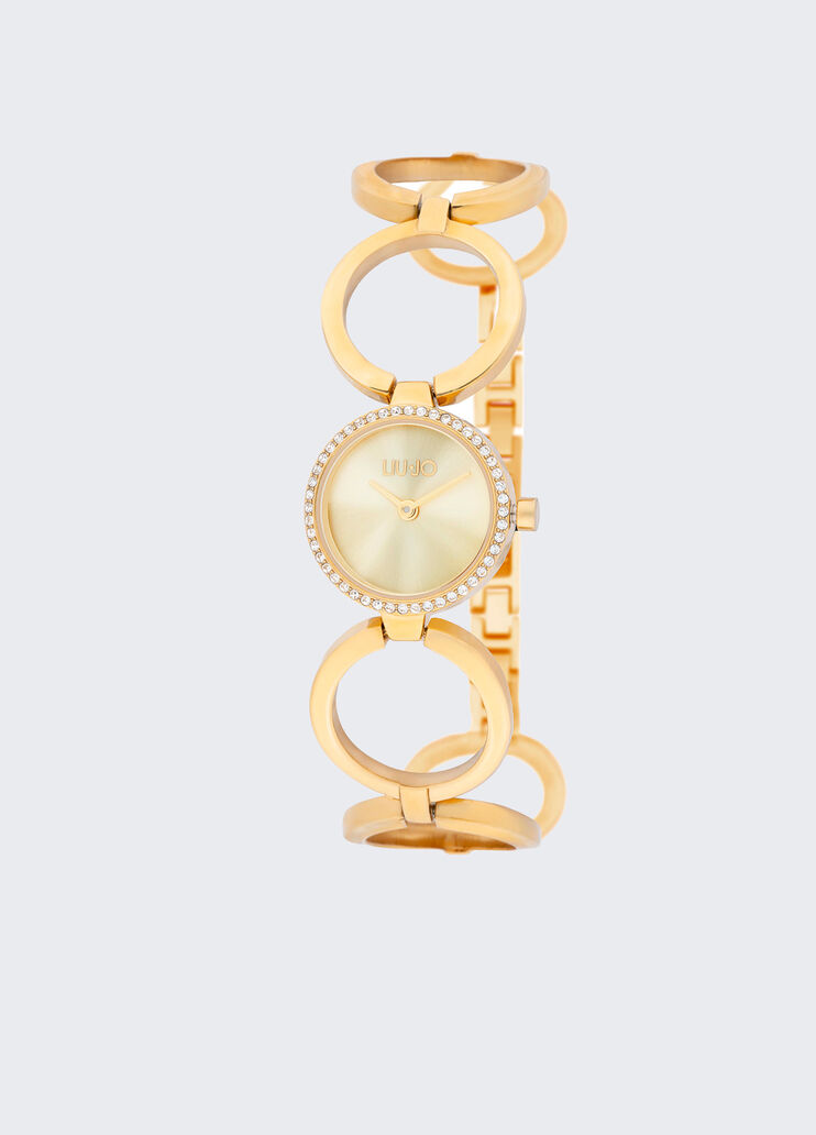 Watch with diamantés gold Liu Jo - large image number 0
