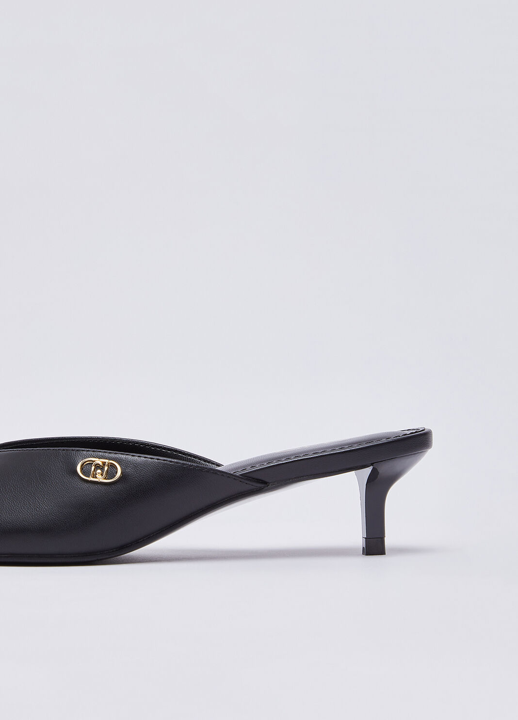 Mules with logo black Liu Jo - large image number 5