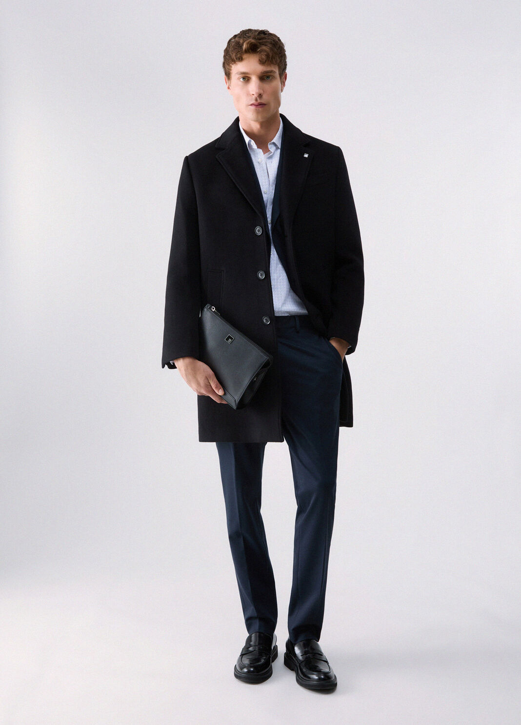 Wool and Cashmere Coat black Liu Jo - large image number 5