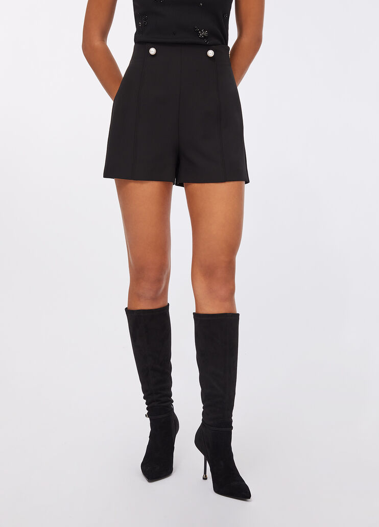 Short avec perles noir Liu Jo - large image number 0