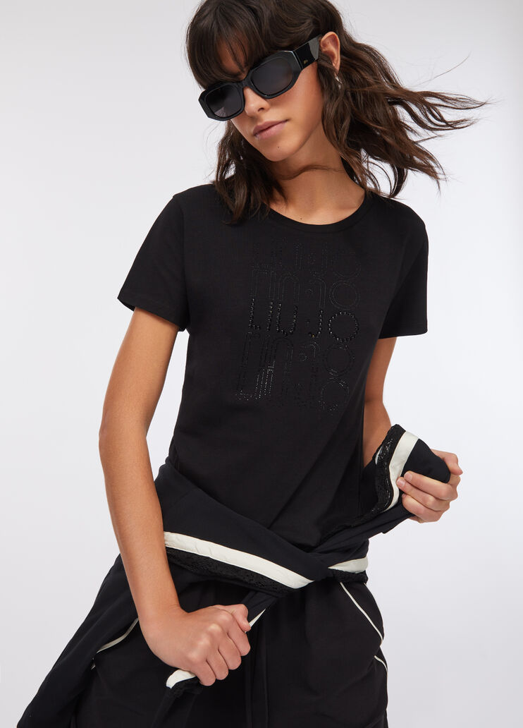 T-shirt Liu Jo Better noir Liu Jo - large image number 2
