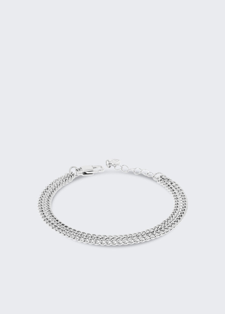Men’s multi-strand bracelet silver tone Liu Jo - medium Men’s multi-strand bracelet silver tone Liu Jo - medium