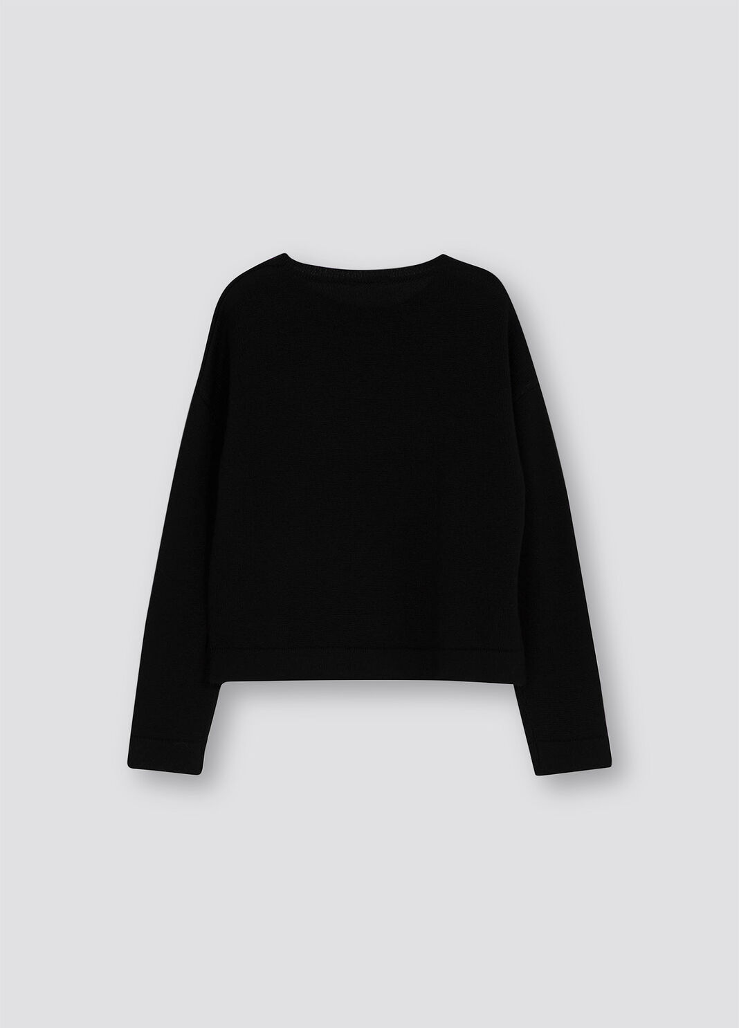 Maglia con logo nero Liu Jo - large image number 1