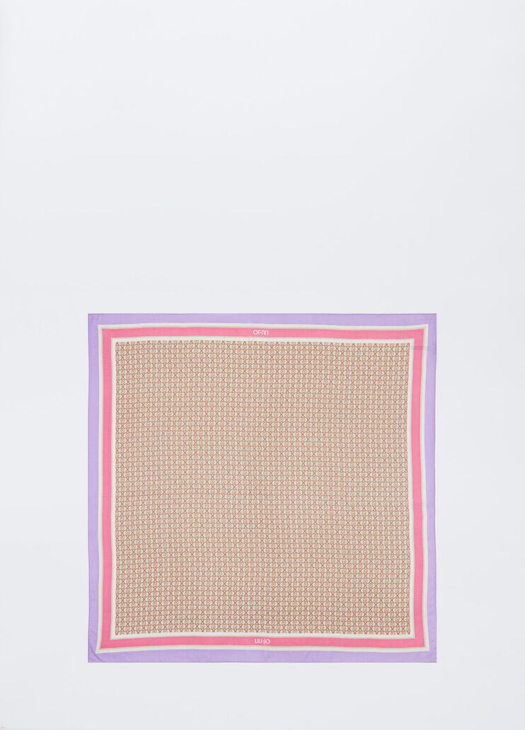 Tuch mit Logo violett Liu Jo - large image number 2