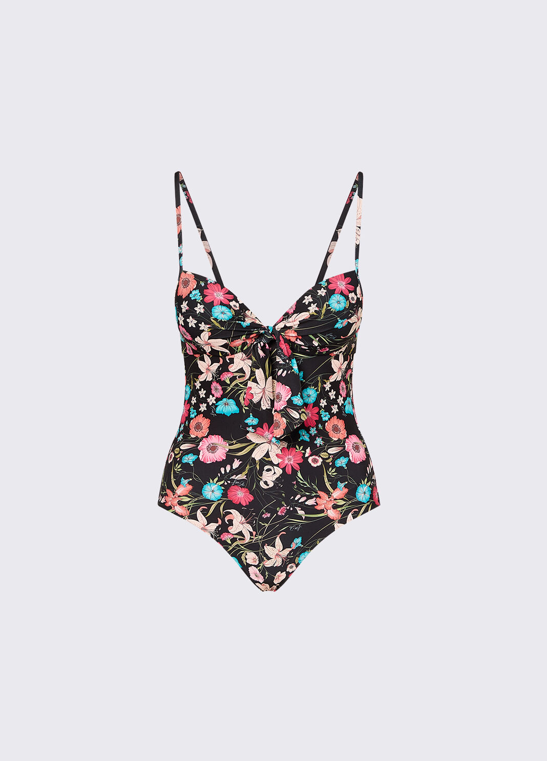Push-Up One-Piece Swimsuit floral black Liu Jo - large image number 6