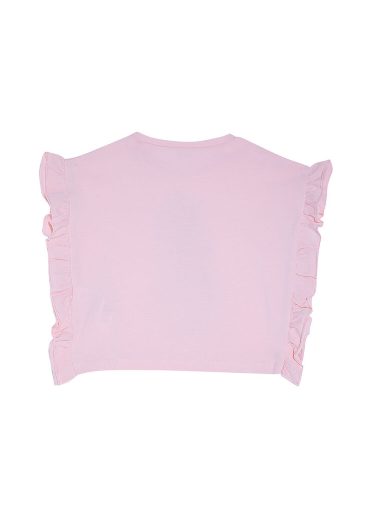 T-shirt écoconçu rose poudre et ananas Liu Jo - large image number 1 T-shirt écoconçu rose poudre et ananas Liu Jo - large image number 1