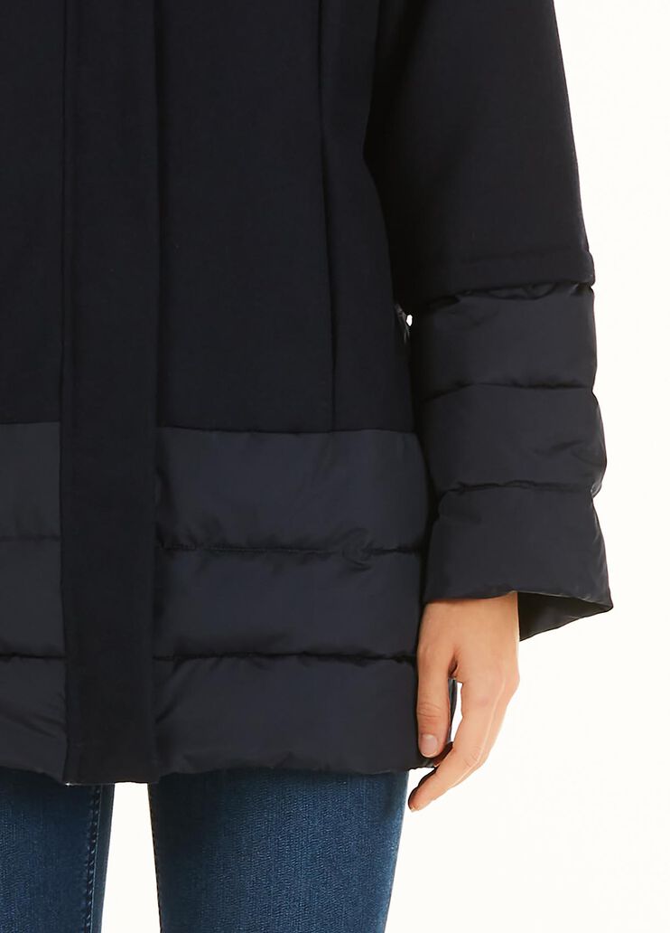 Manteau avec matelassure bleu foncé Liu Jo - large image number 2
