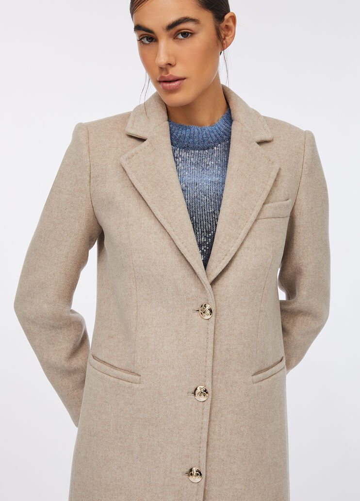 Liu Jo Better wool coat beige Liu Jo - large image number 3