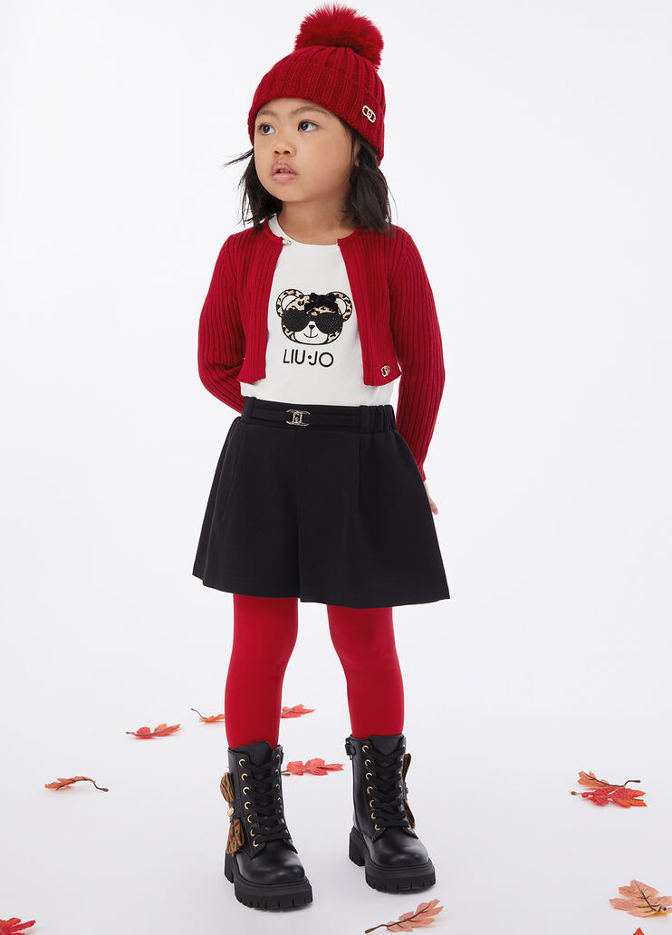 Cotton T-shirt with print white Liu Jo - large image number 1 Cotton T-shirt with print white Liu Jo - large image number 1