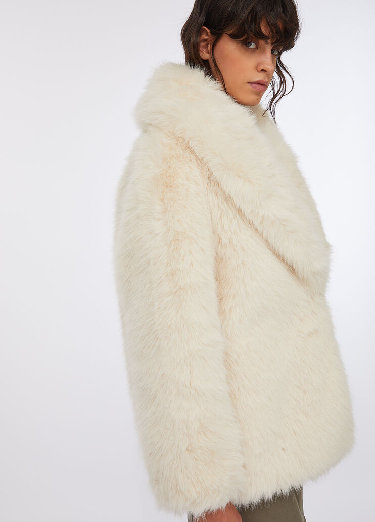 Abrigo de pelo sintético leche Liu Jo - large image number 4