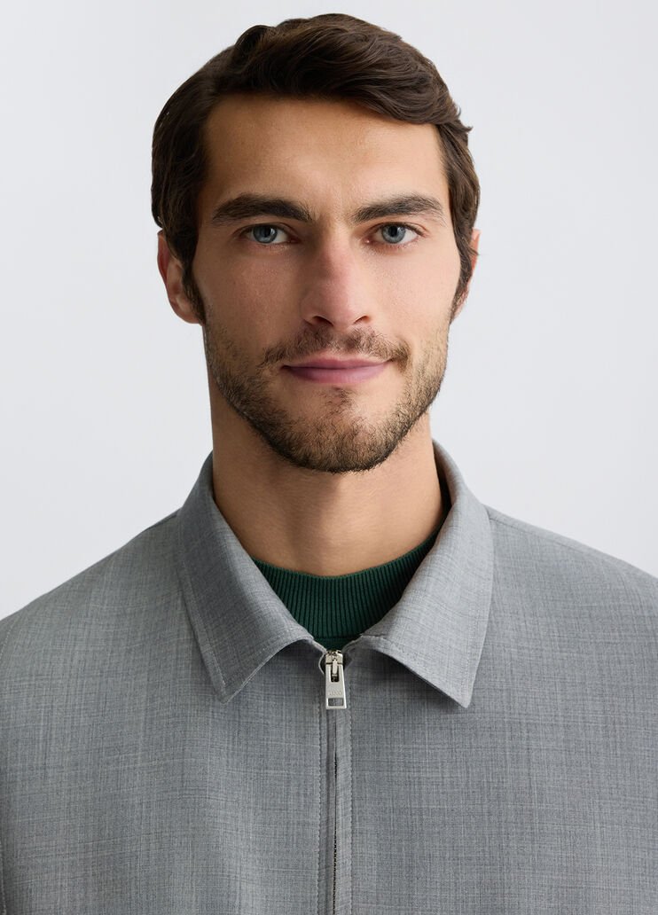 Men's blazer melange grey Liu Jo - large image number 2 Men's blazer melange grey Liu Jo - large image number 2