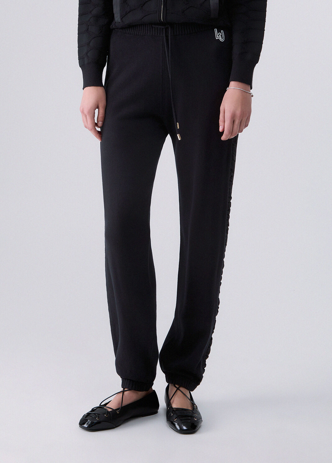 Lange Strickhose schwarz Liu Jo - large image number 0