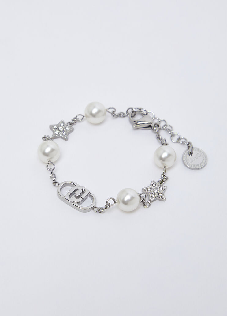 Perlenarmband wei&szlig; Liu Jo - medium
