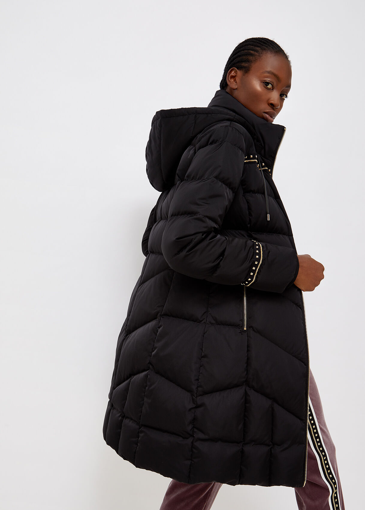 longline down puffer parka