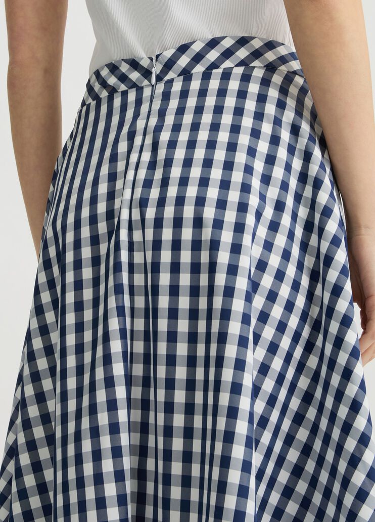 Vichy long skirt blue Liu Jo - large image number 4 Vichy long skirt blue Liu Jo - large image number 4