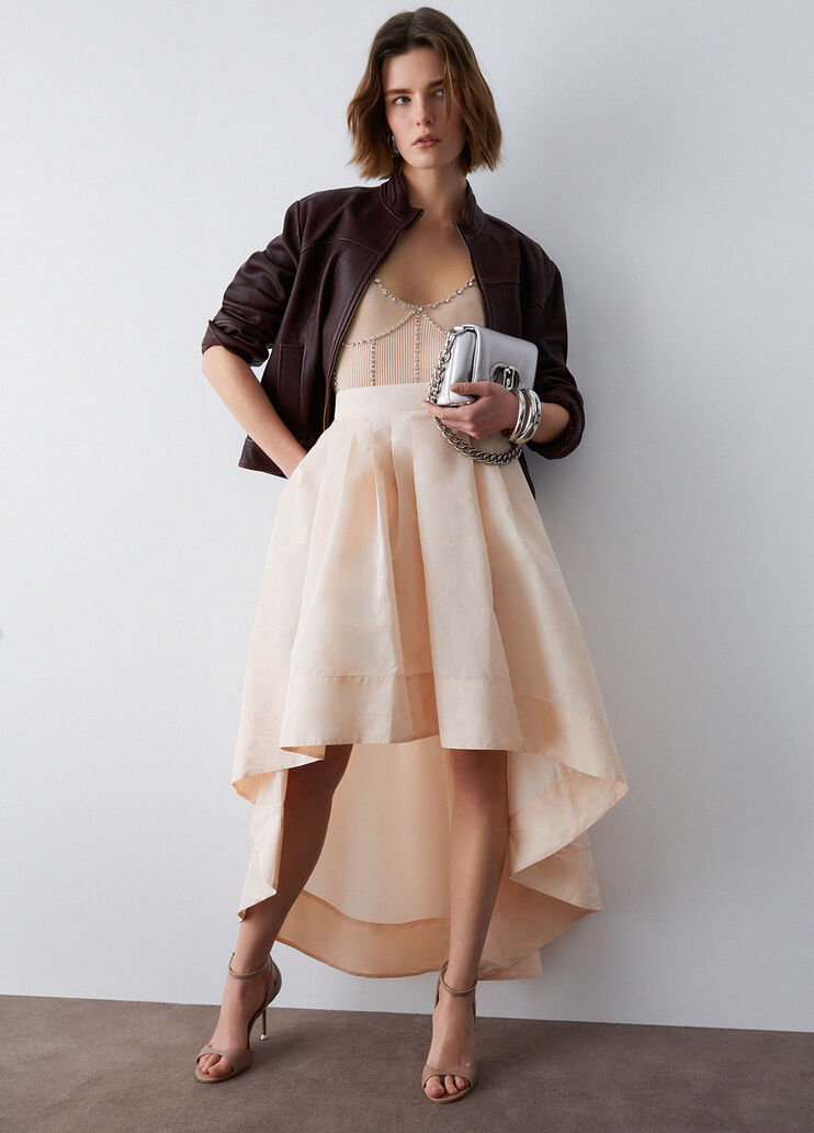 Elegant taffeta skirt white Liu Jo - medium