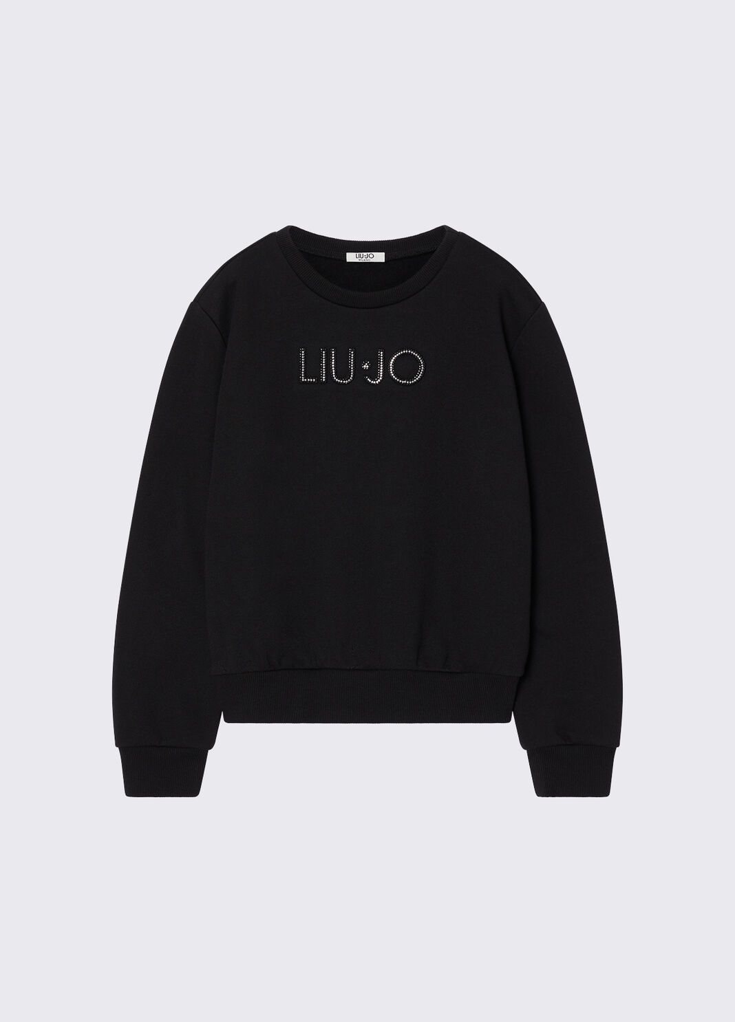 Sweat-shirt avec logo noir Liu Jo - large image number 2