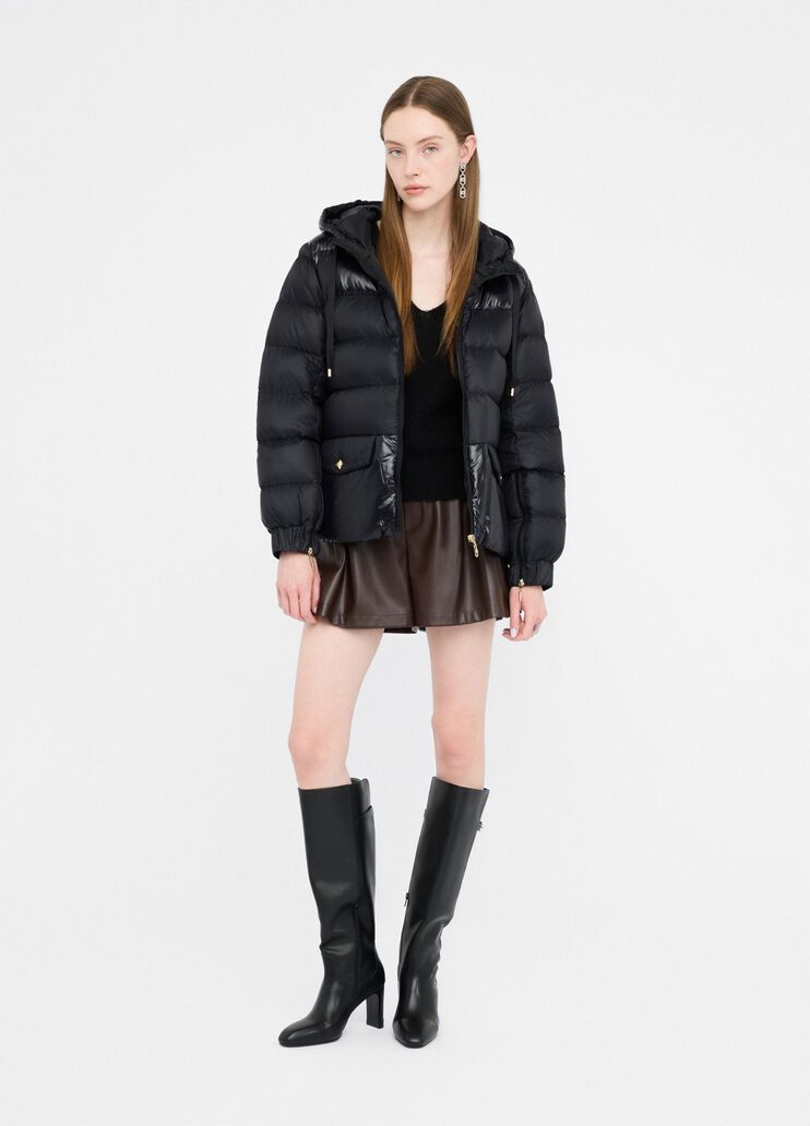 Veste en nylon matelassé noir Liu Jo - medium Veste en nylon matelassé noir Liu Jo - medium