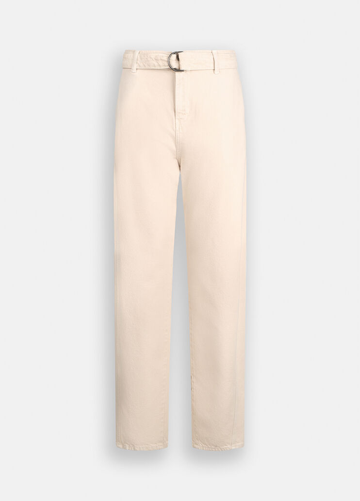 High-rise trousersrise light beige Liu Jo - large image number 6 High-rise trousersrise light beige Liu Jo - large image number 6