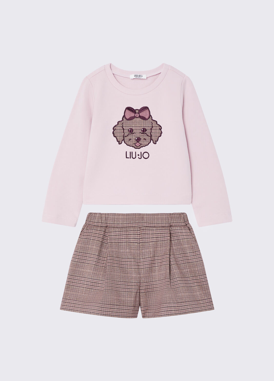 Sweatshirt and Shorts Set pink Liu Jo - large image number 2