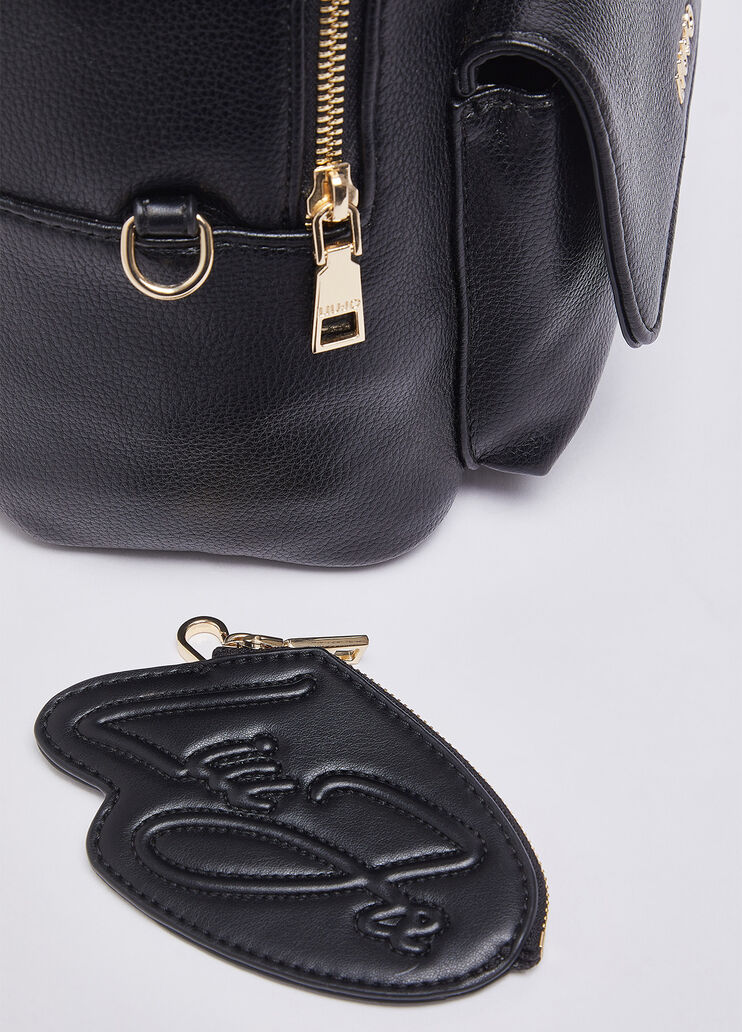 Rucksack mit M&uuml;nzfach schwarz Liu Jo - medium