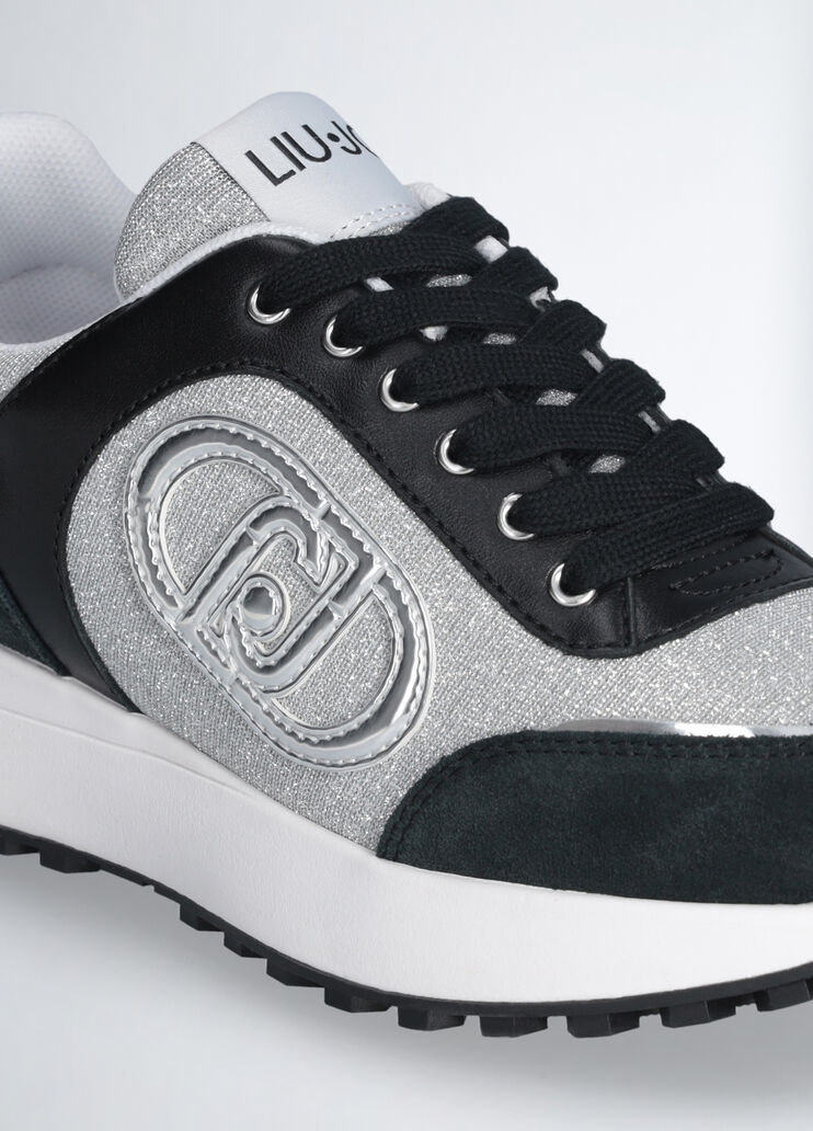 Black lurex sneakers black Liu Jo - large image number 5 Black lurex sneakers black Liu Jo - large image number 5