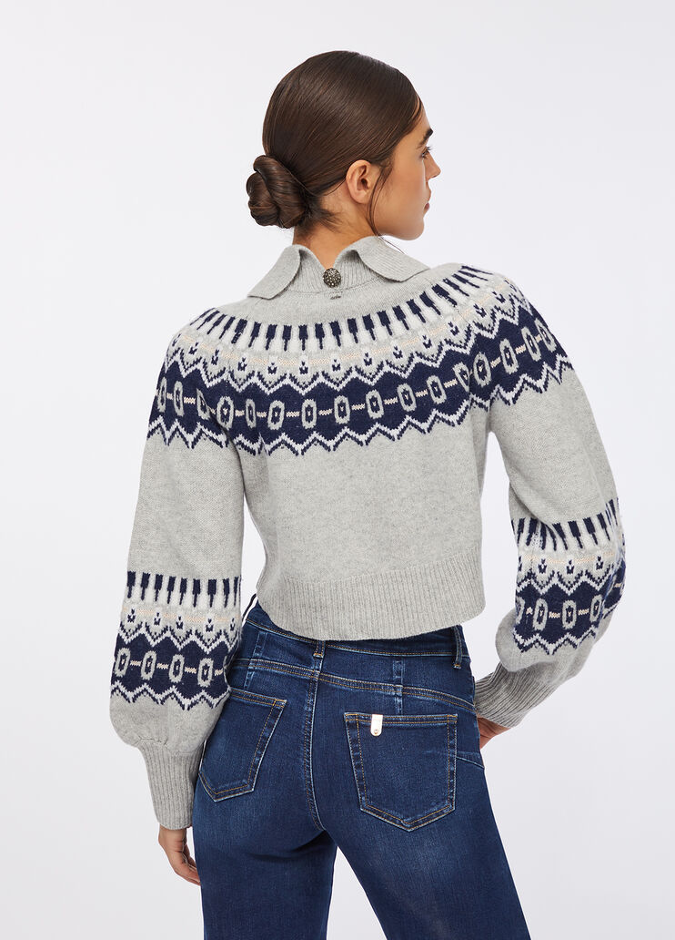 Pullover aus Wolle Grau Liu Jo - large image number 1