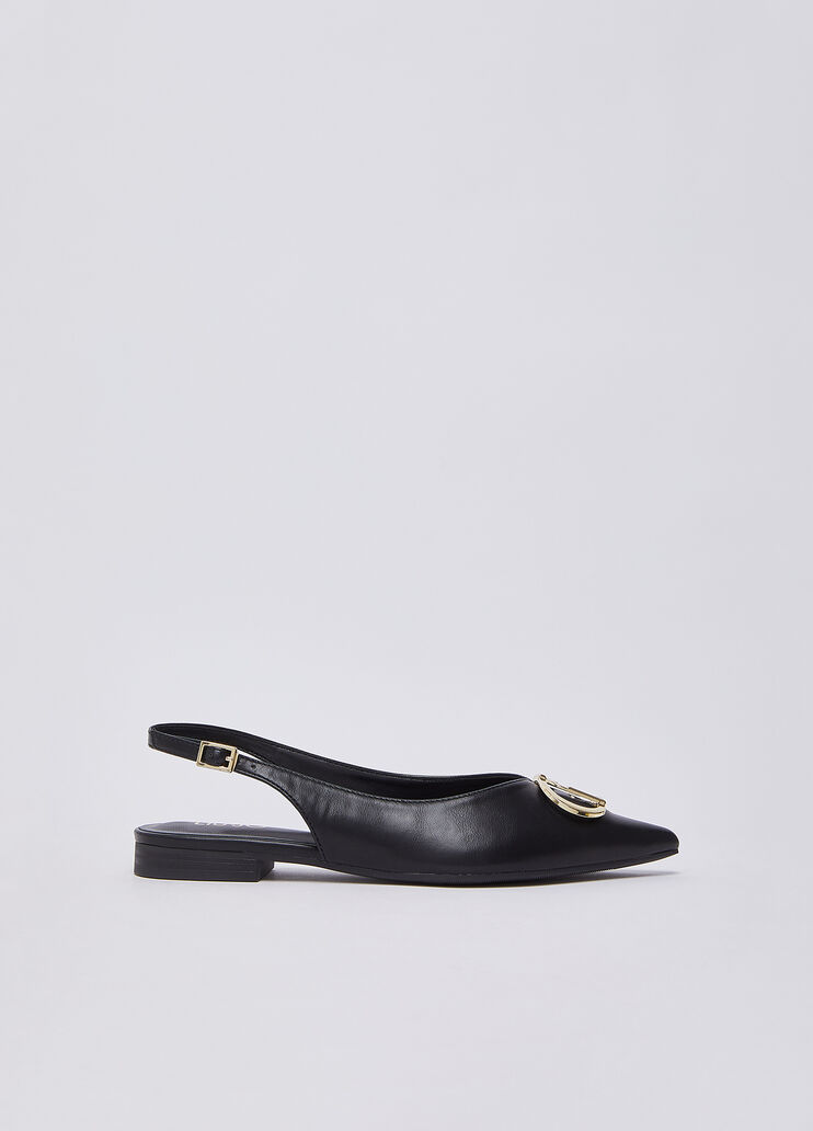 Bailarinas zapatos destalonados negro Liu Jo - medium