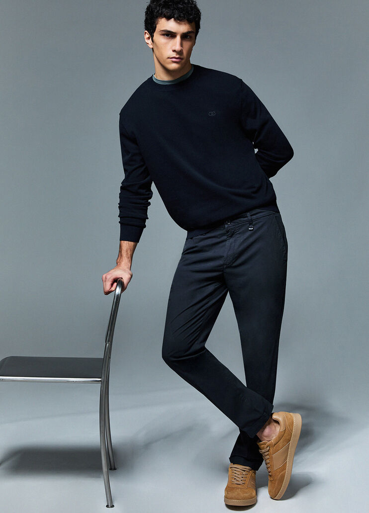 Chino trousers dark blue Liu Jo - medium