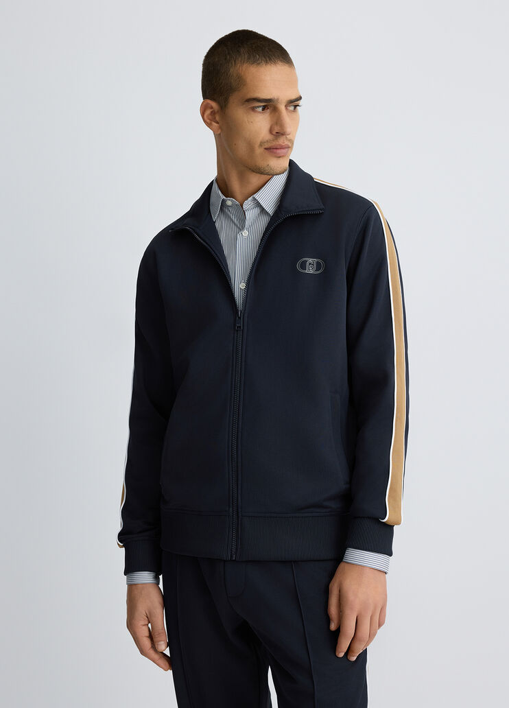 Sweatshirt with zip dark blue Liu Jo - medium Sweatshirt with zip dark blue Liu Jo - medium