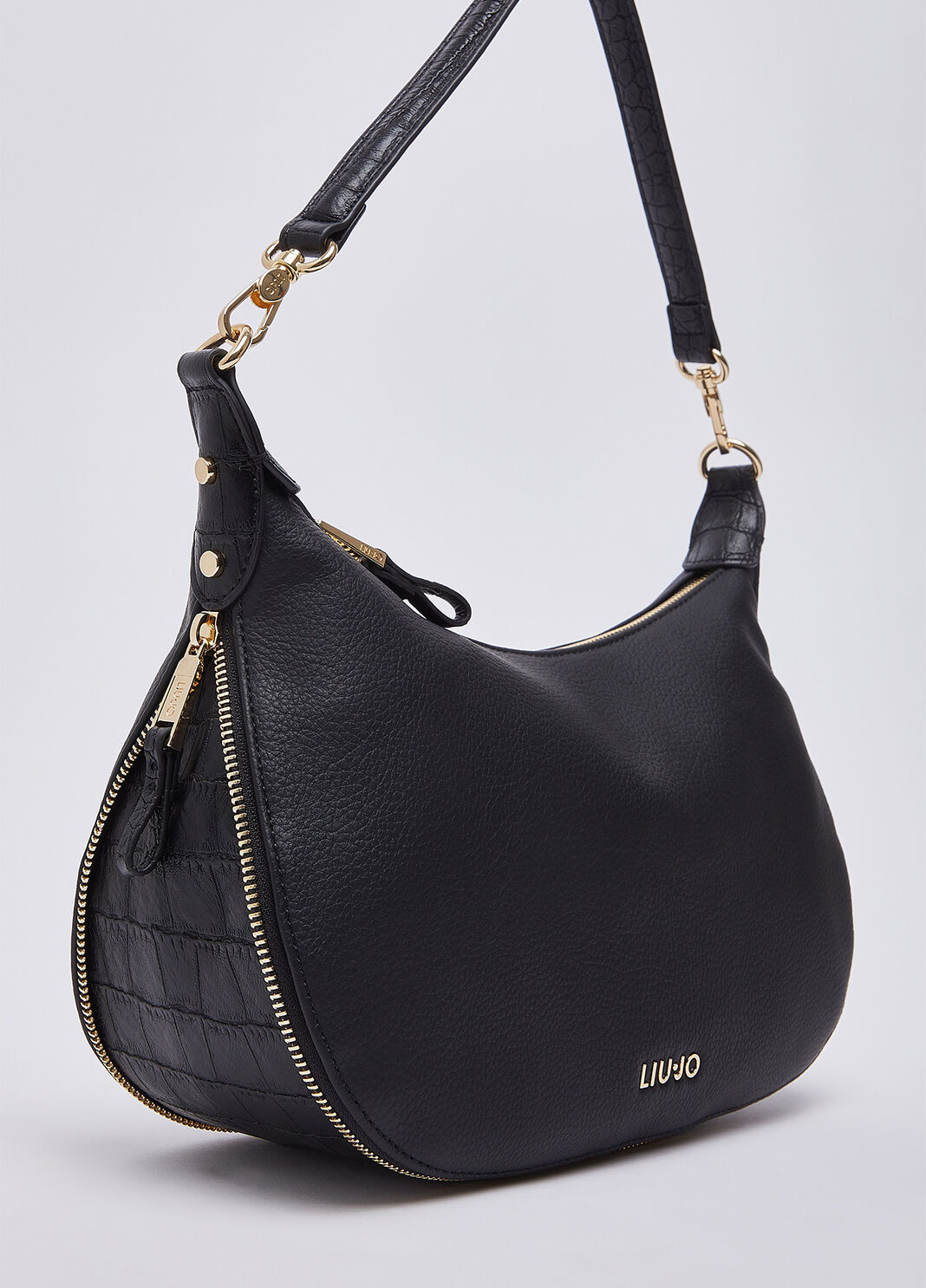 Sac hobo moyen noir Liu Jo - large image number 4