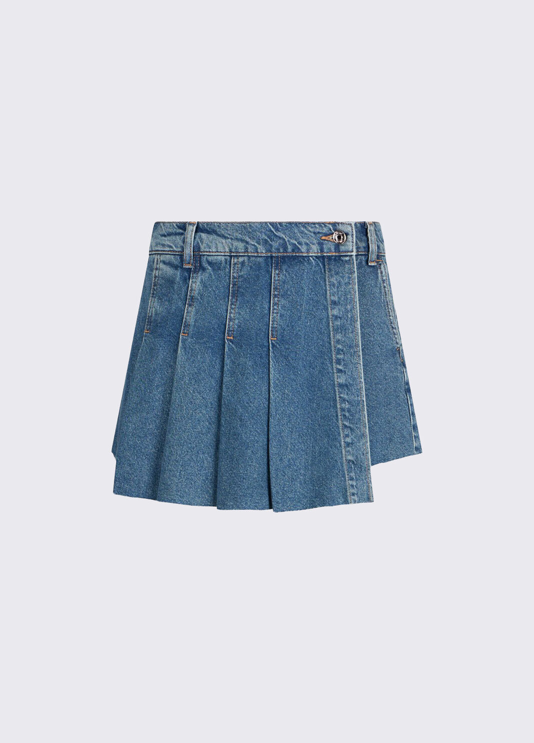 Denim trouser-skirt blue denim Liu Jo - large image number 6