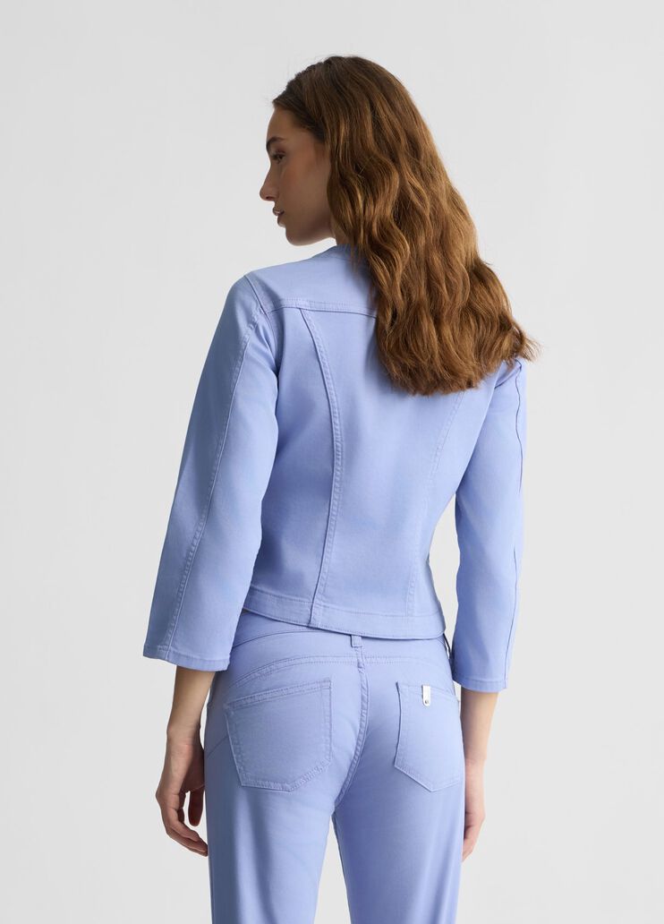 Lilac jacket with rhinestones lavender Liu Jo - large image number 1 Lilac jacket with rhinestones lavender Liu Jo - large image number 1